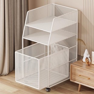 夹缝收纳置物架用多层落地可移动收纳箱餐桌边超窄带轮整理柜子