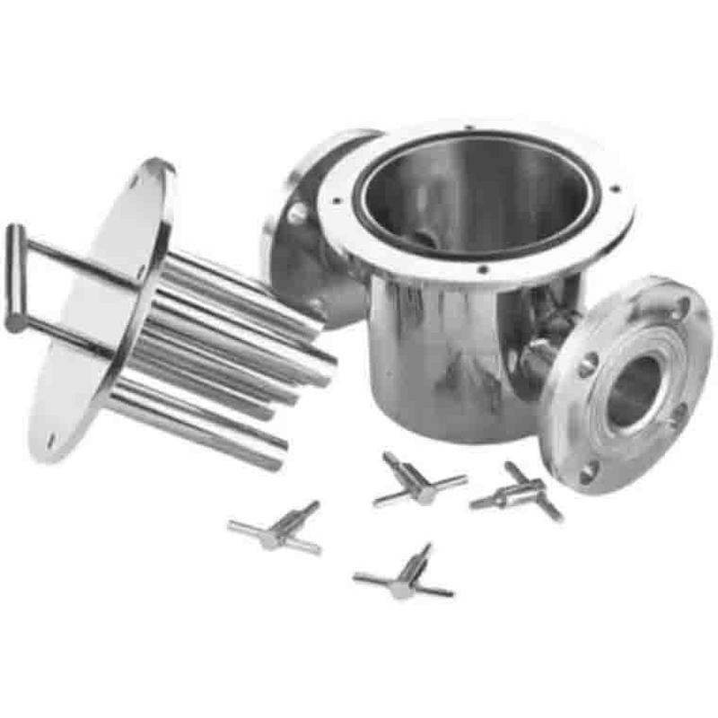 不锈钢管道除铁器过滤器液体浆料磁性食品级12000gs