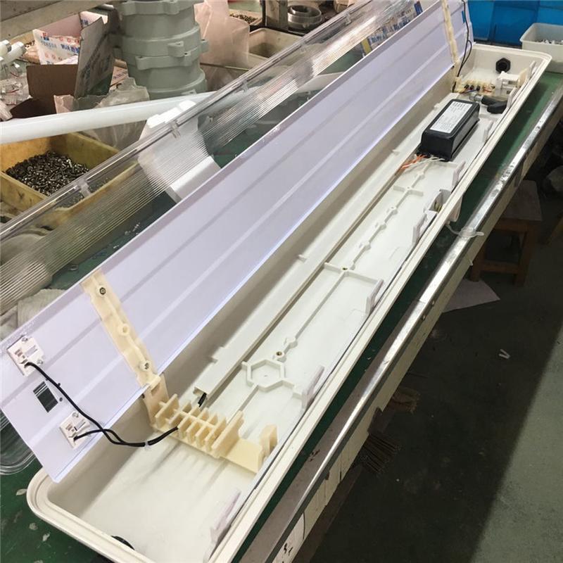 腾达led双管防爆防腐全塑荧光灯应急2*20/2*401.2米灯管外壳