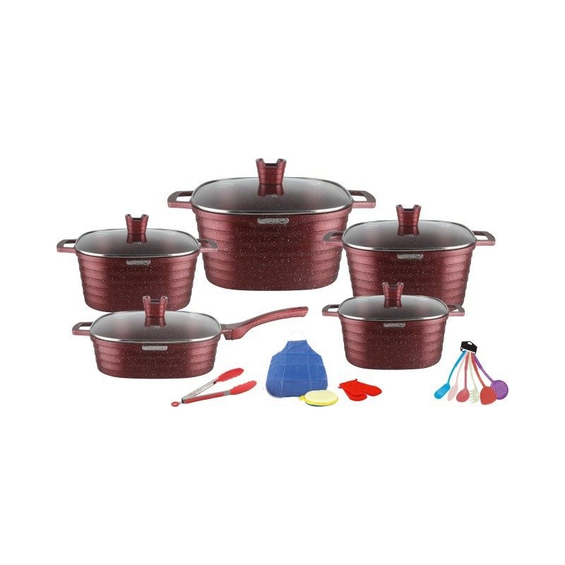 压铸21件套方汤锅深煎铝锅汤锅厨具套装不粘锅麦饭石大理石,办公设备/耗材/相关服务,3D打印机配件,淘宝优惠券,粉丝福利购,淘宝优惠卷