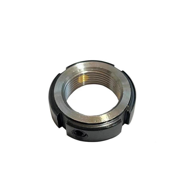 轴承座丝杆座圆形锁紧螺母带顶丝可调节防松YC/R SWT精密型螺帽