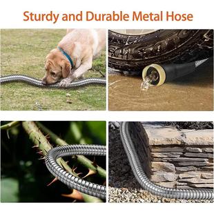 欧美电商爆款 便携 园艺不锈钢水管套装