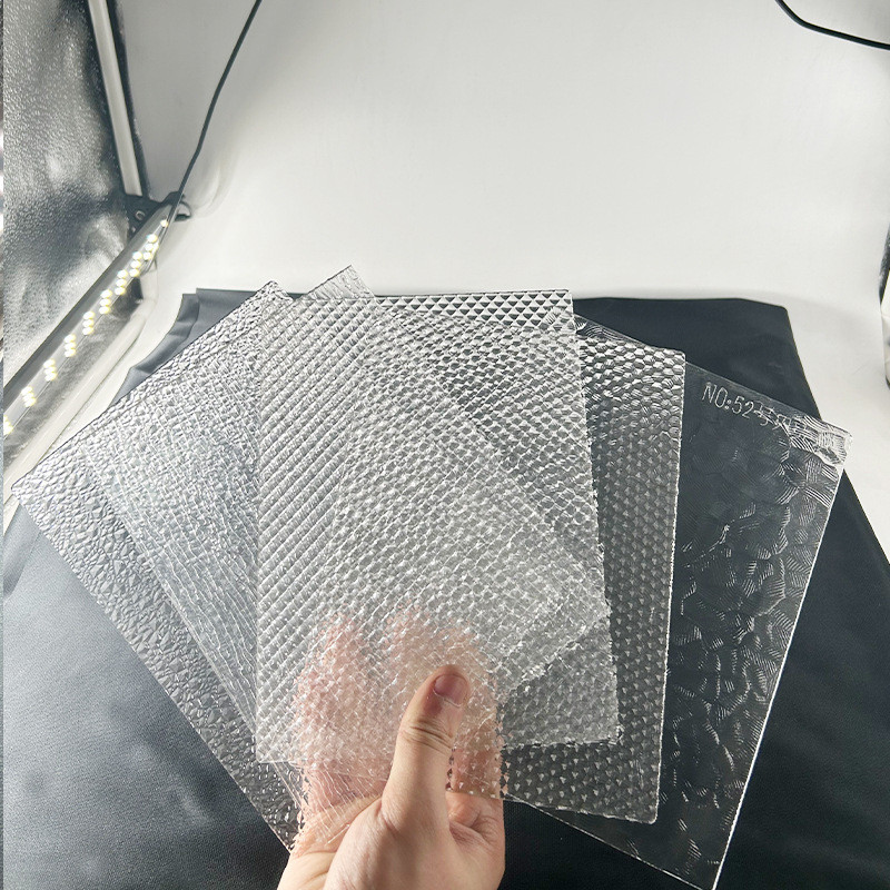 厂家直销高透明亚克力板树纹冰裂纹网格纹板水波纹亚克力板