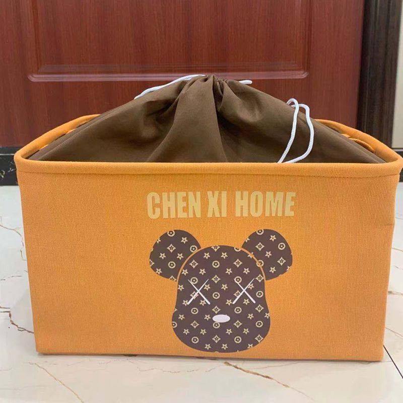 儿童加厚玩具收纳箱宝宝衣物整理箱布艺卡通毛绒玩具收纳筐大束口,收纳整理,收纳箱,淘宝优惠券,粉丝福利购,淘宝优惠卷