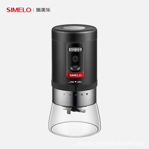 simelo北欧咖啡电动磨豆机充电便携咖啡豆研磨机大功率旅行磨粉机