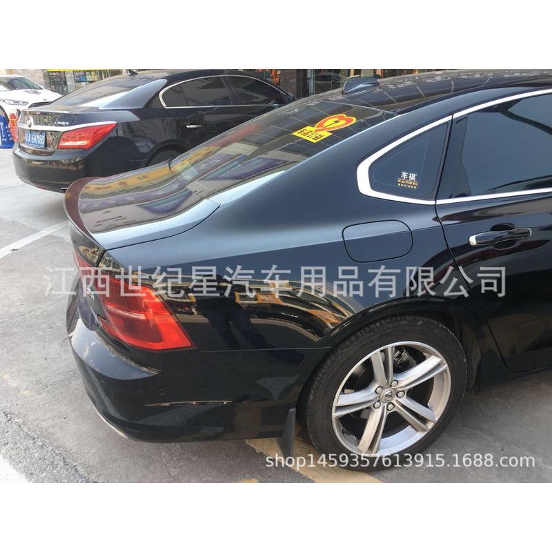 热销压沃尔沃s90加宽款尾翼s90/s60适用于尾翼s90亚太尾翼晴雨挡