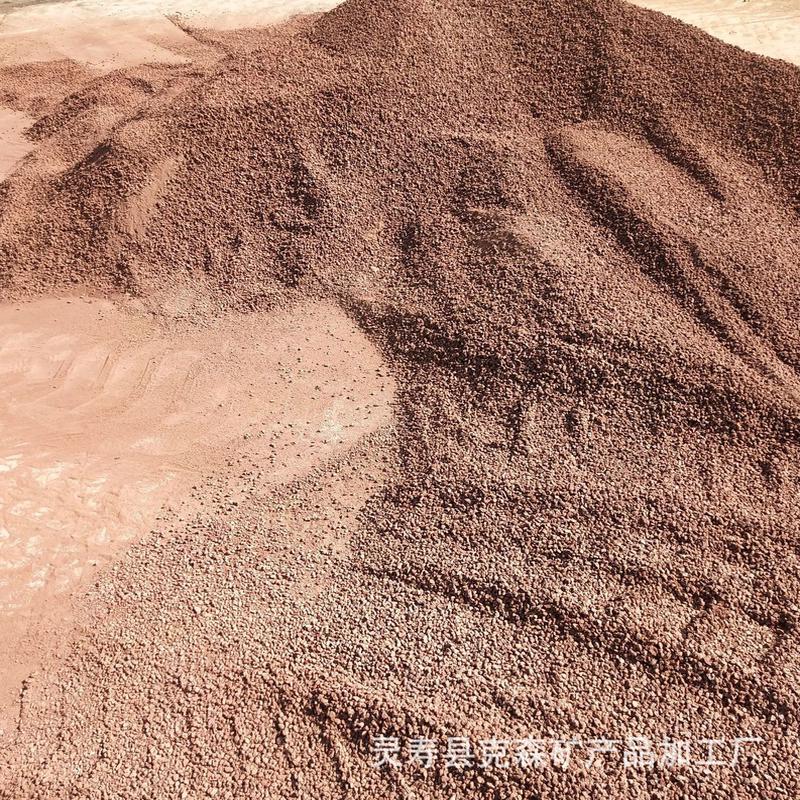 热销红色黑色家用大号花盆湿地四季造景专用水处理火山石粉颗粒手