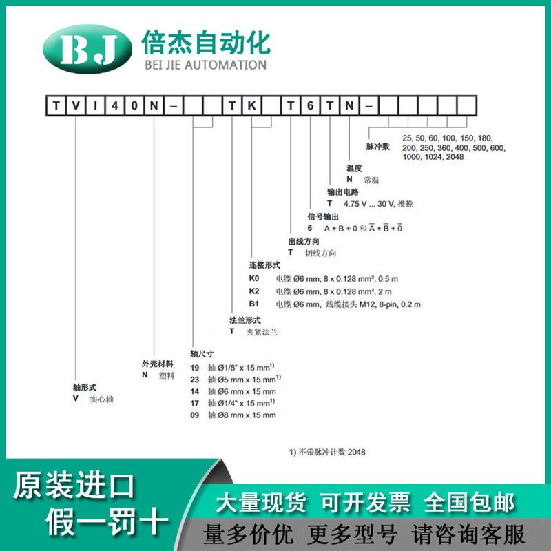P/F增量旋转编码器TVI40N-09TK0T6TN-01024