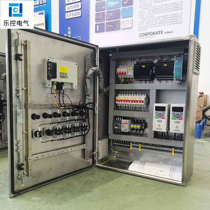 热销液压温差易plc控制+繁控制柜触摸屏控制柜不锈钢成套控制柜