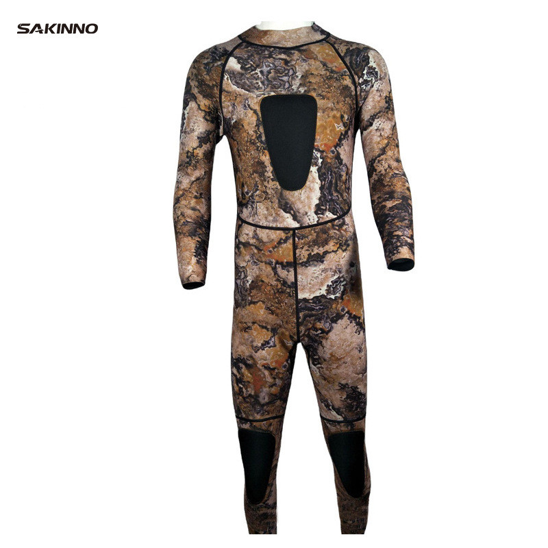 3mm连体保暖潜水服男浮潜冲浪服防寒防晒衣冲浪溯溪漂流水母泳衣