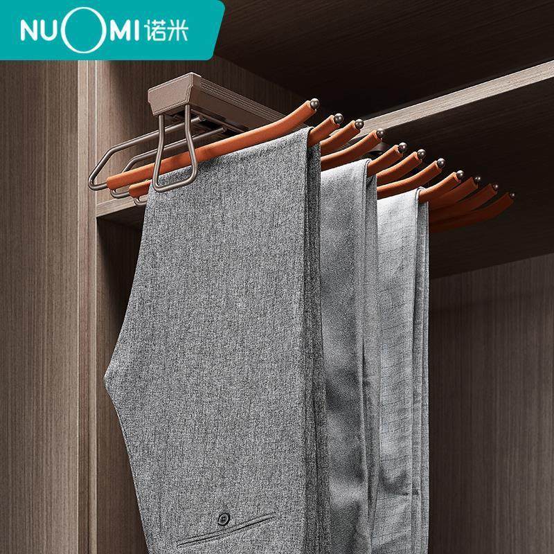 衣柜顶装阻尼缓冲挂裤架侧装西裤抽推拉伸缩衣帽间收纳衣架,基础建材,柜内裤架,淘宝优惠券,粉丝福利购,淘宝优惠卷