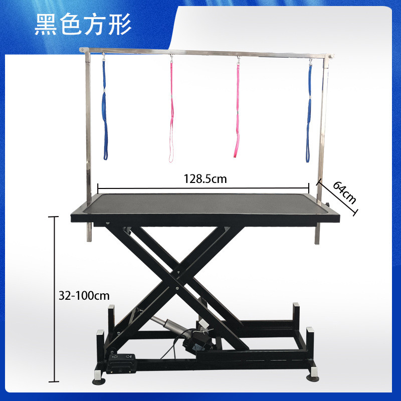 宠物美容桌气动旋转液压小型犬宠物店中升降桌猫洗剪吹美容台