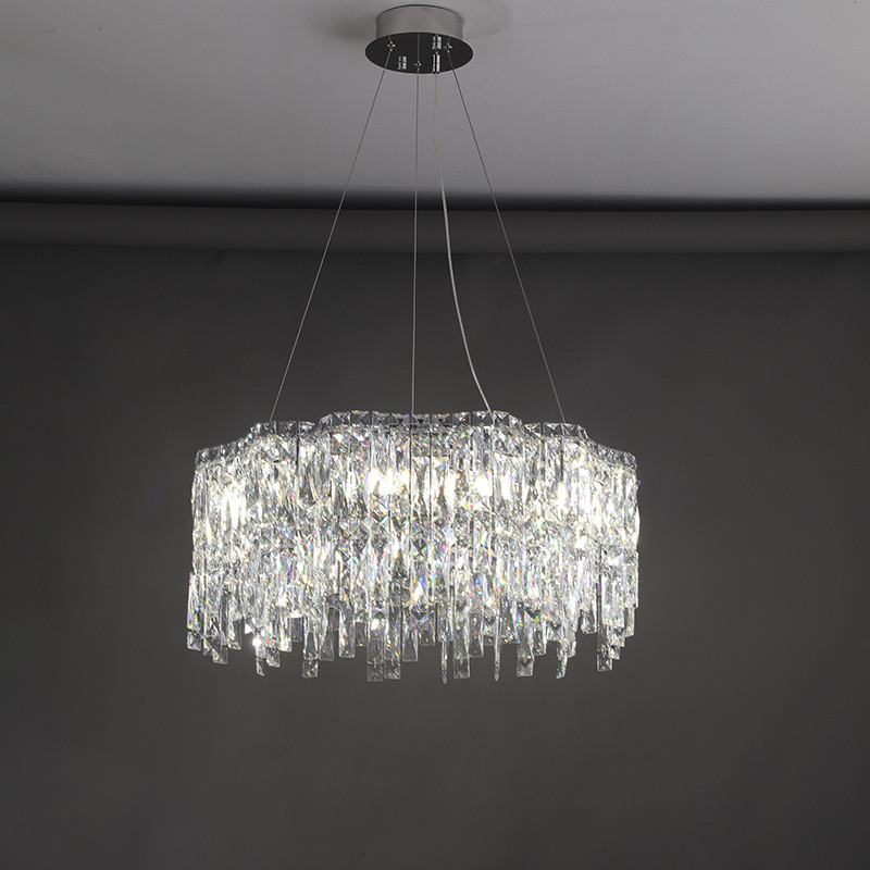 热销热卖法式轻奢水晶吊灯客厅灯现代简约大气奢华别墅灯具年新款