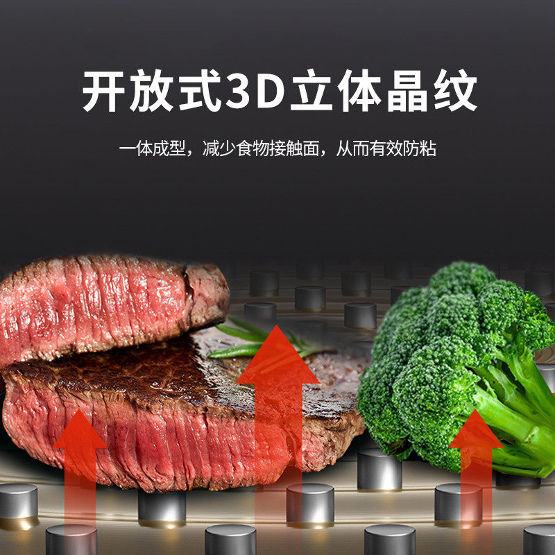 惠当家蜂窝不粘锅多功能电炒锅家用电炒菜炒锅一体式插电锅电热锅