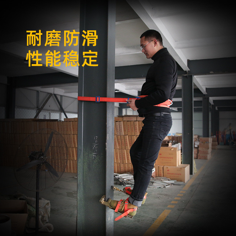 钢结构用铁鞋h钢登高脚扣工字钢攀爬槽钢登杆脚扣h型钢攀爬鞋