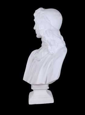 石膏头像静物87cm人物石膏像莫里哀胸像美术石膏教具美术雕塑摆件