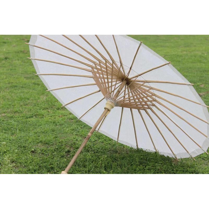 白纸伞汉服走秀纸伞油纸伞摄影道具伞cos伞复古江南装饰伞