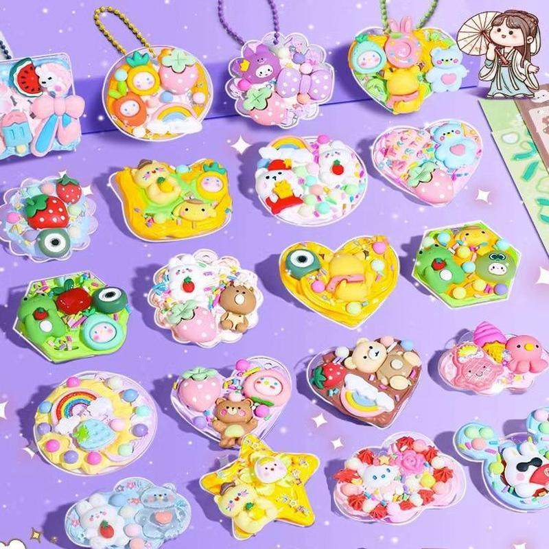 奶油胶咕卡套装女孩儿童贴纸古卡盘咕盘咕咔砖diy材料手工玩具手,文具电教/文化用品/商务用品,咕卡/咕卡盘/配件,淘宝优惠券,粉丝福利购,淘宝优惠卷