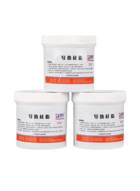 亮化1.5导热硅脂led/cpu导热膏灰色绝缘耐高温不固化高导热散热胶