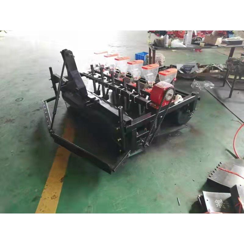 热销拖拉机牵引精播种机六行十行蔬菜播种机免间菜心单株农用播机
