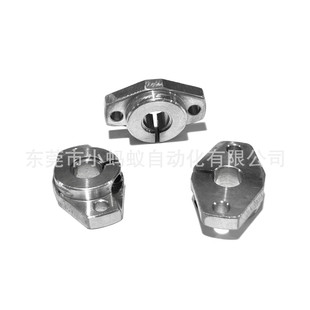 光轴支架菱形卧式夹固定支撑底座不锈钢直线运动滑块光杆