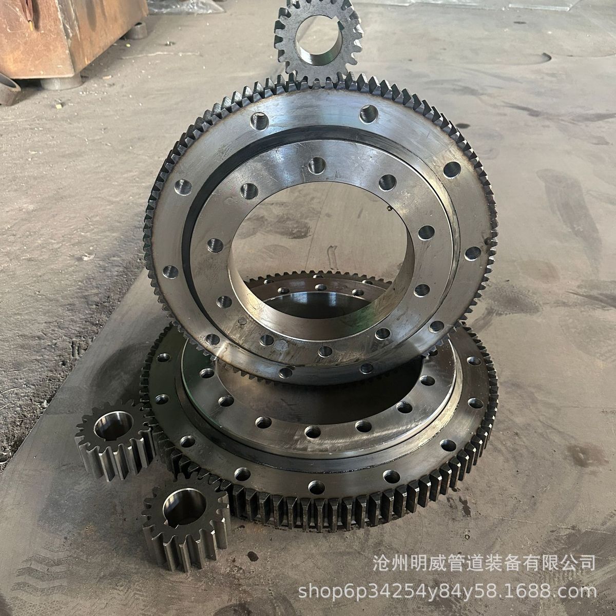 外齿式回转支承 转盘 小型回转驱动 商品旋转展示台转盘315