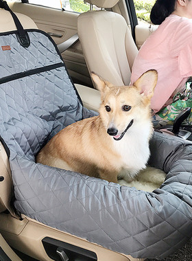 新款多功能宠物床狗狗前后排车载床垫 加厚前排汽车宠物垫支持OEN