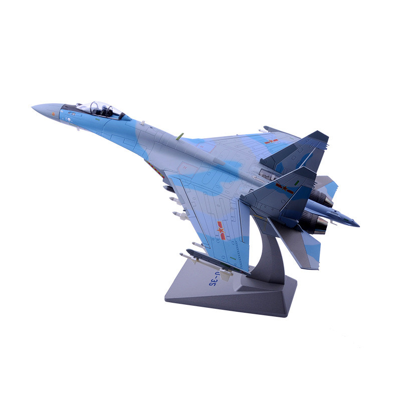 热销飞机模型仿真35苏合金战斗机模型航空模型工艺品摆件纪念品模