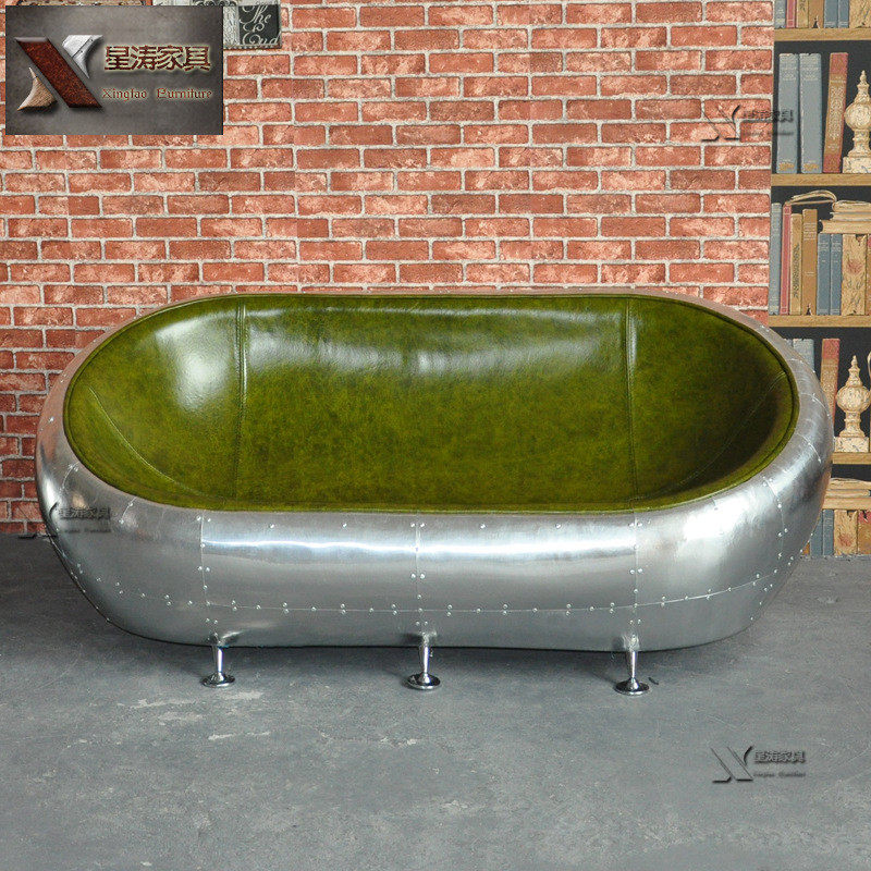 铝皮铆钉双人球形沙发椅工业风金属个性造型沙发服装店酒吧沙发,畜牧/养殖物资,特种养殖设备,淘宝优惠券,粉丝福利购,淘宝优惠卷