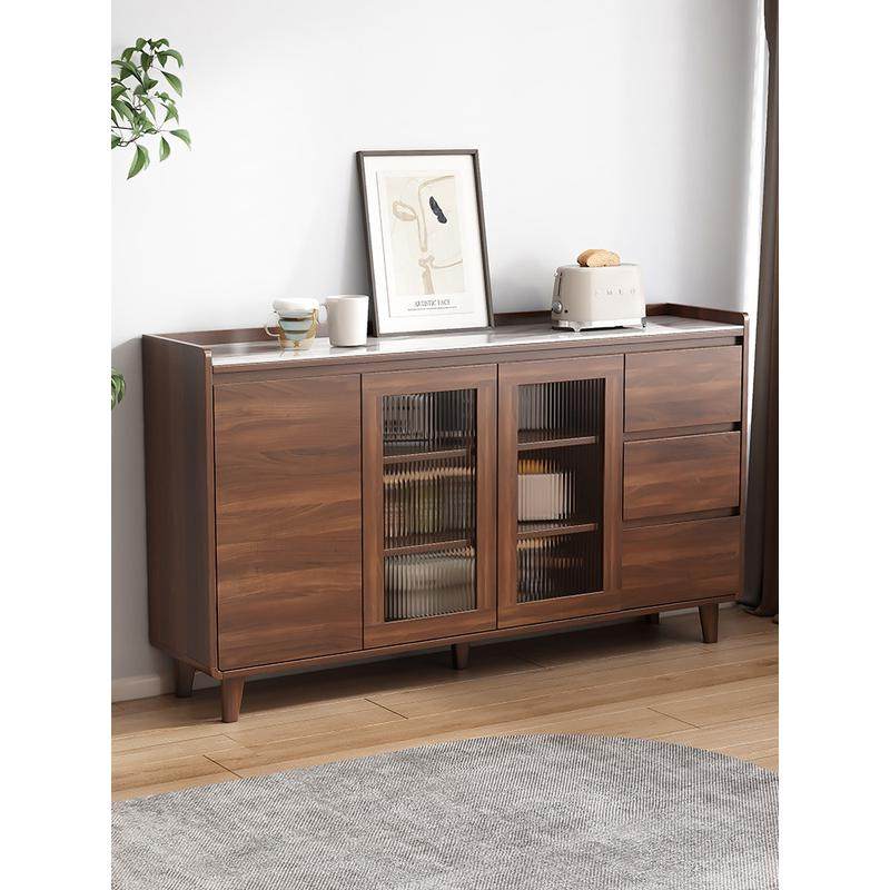 多功能收纳一体靠`全实木餐边柜胡桃色客厅酒柜茶水柜厨房储物柜,机械设备,其他机械设备,淘宝优惠券,粉丝福利购,淘宝优惠卷
