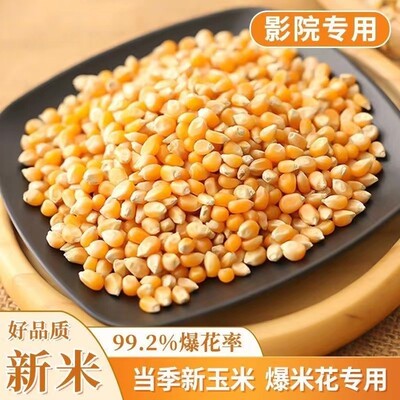 新货爆米花玉米粒 球形蝶形小玉米爆米花专用原料家用商用