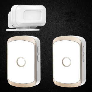 热销分体欢迎光临感应器店铺进门语音提示迎宾报警器超市门口门铃