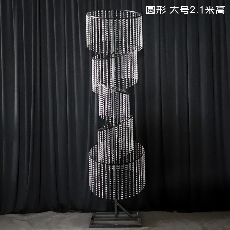 新款婚庆铁艺道具水晶珠帘韶华路引摆件韩式婚礼舞台现场布置新款,节庆用品/礼品,路引,淘宝优惠券,粉丝福利购,淘宝优惠卷