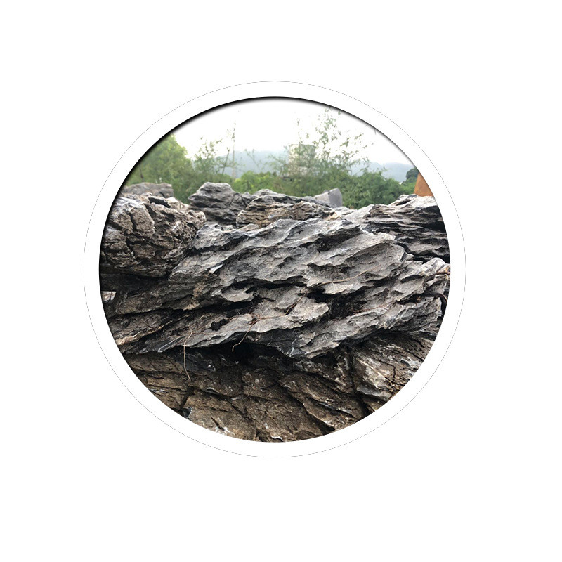 厂家批发石料叠石假山流水造景石头驳岸假山英石青龙石英德石英石