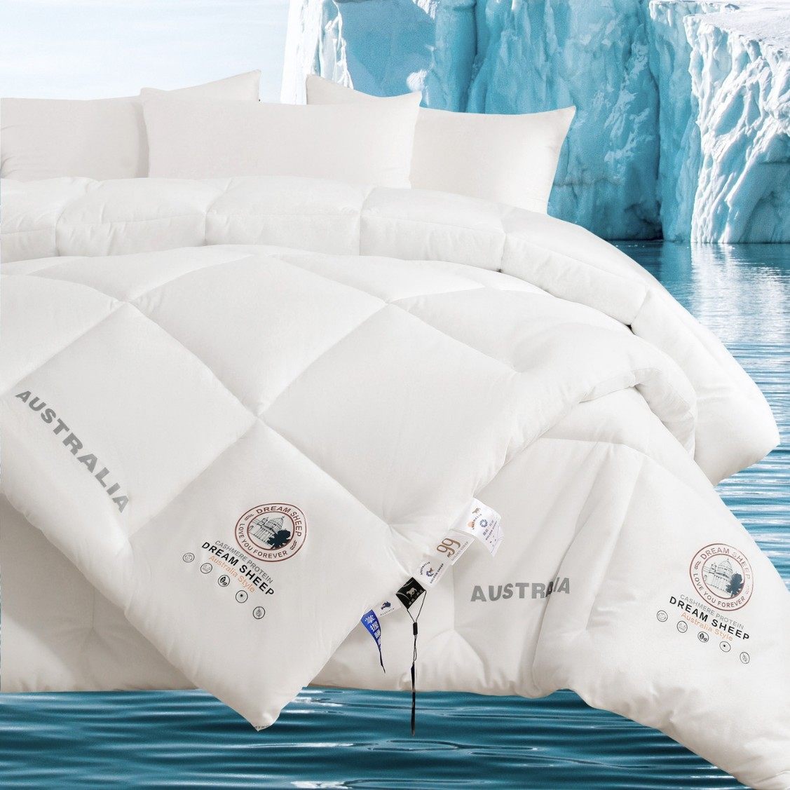 冰岛羊绒绒蛋白被子被芯冬季加厚保暖被子厂家直销四季宿舍冬被子,床上用品,化纤被,淘宝优惠券,粉丝福利购,淘宝优惠卷