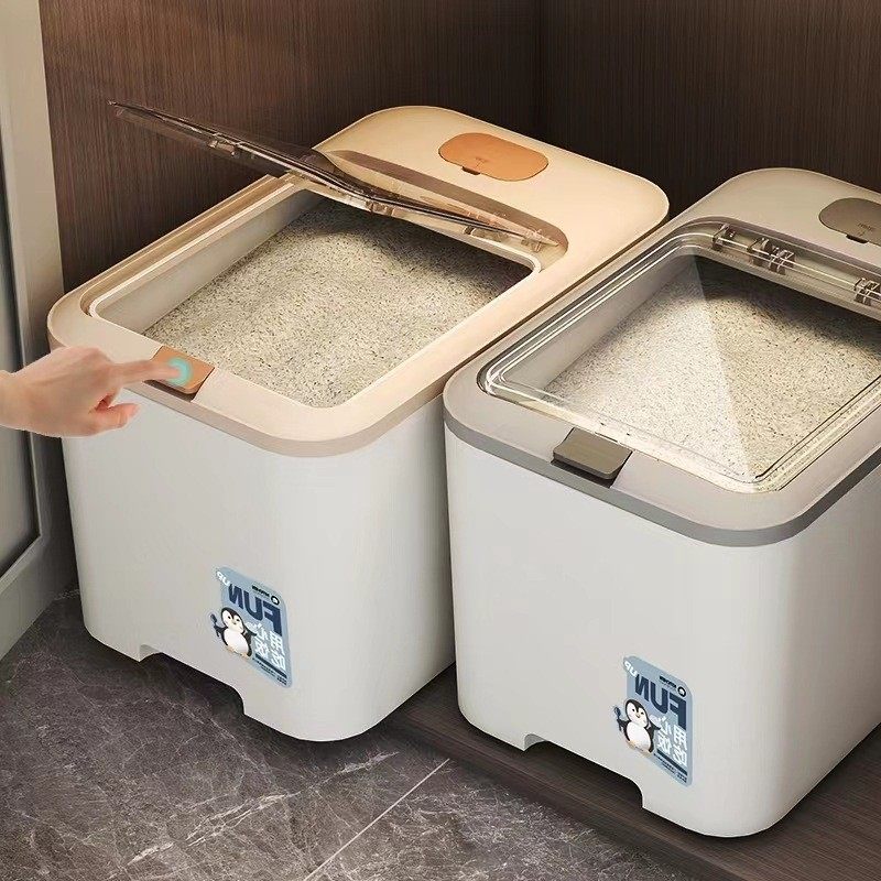 装米桶家用50斤大容量防虫防潮密封杂粮收纳盒储存面粉储存罐米箱,机械设备,其他机械设备,淘宝优惠券,粉丝福利购,淘宝优惠卷