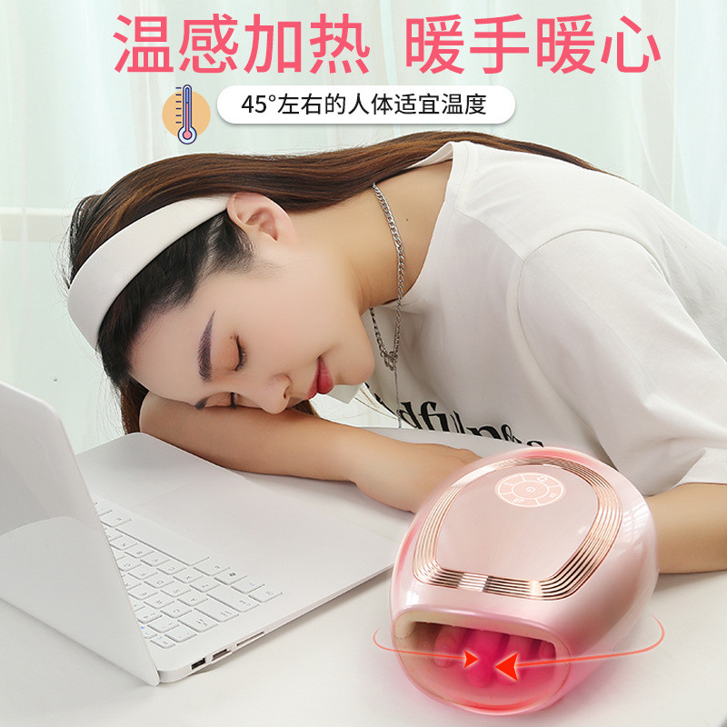 热销厂家手部按摩器电动气囊加热敷手理疗指关节经络穴位按摩仪