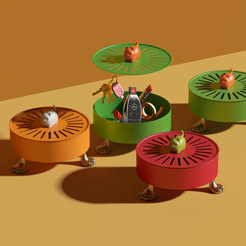 [空之喵喵]日式客厅茶几桌面杂物收纳盒多功能家用门口神器,收纳整理,桌面收纳盒,淘宝优惠券,粉丝福利购,淘宝优惠卷