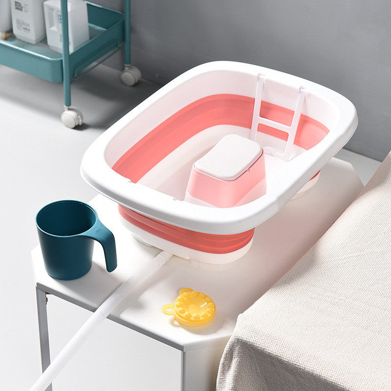 老人儿童床上免弯腰洗头发卧床护理神器家用平躺式洗头盆