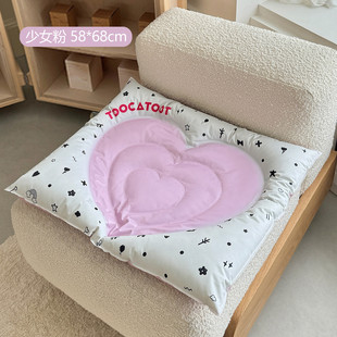 3nlazy pets宠物冰垫夏季凉席防水降温爱心猫窝狗狗冰床睡床沙发