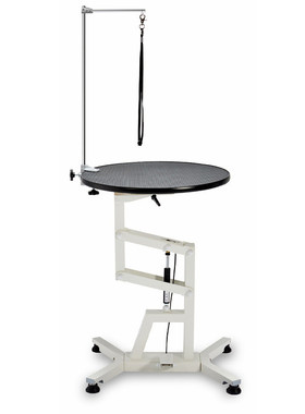 升降发光桌宠物美容台气压led可旋转猫咪泰迪剪毛美容桌出口