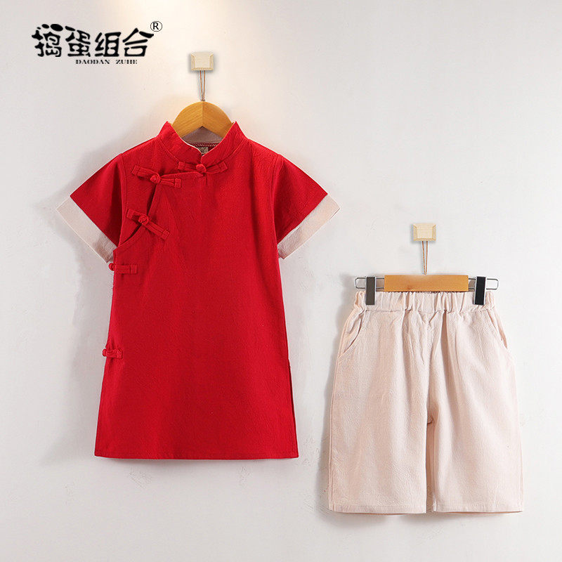 捣蛋组夏季中式周岁宴抓周男宝宝民国男童女宝,童装/婴儿装/亲子装,唐装,淘宝优惠券,粉丝福利购,淘宝优惠卷