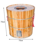 2xpj批发缙云烧饼炉子摆摊商用饼炉木桶烤炉梅干菜烧饼炉锅盔炉老