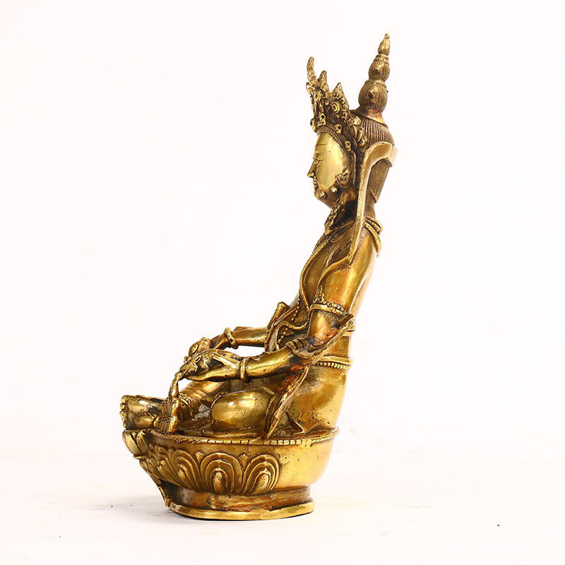 直供精工礼品仿古金属工艺品黄铜制财神摆件家居书房办公装饰品,家居饰品,装饰摆件,淘宝优惠券,粉丝福利购,淘宝优惠卷