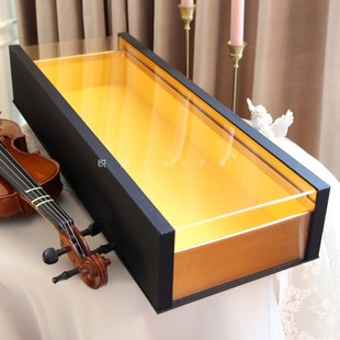 高级亚克力透明礼物盒男生款键盘礼品盒仪式感包装盒花束盒子空盒