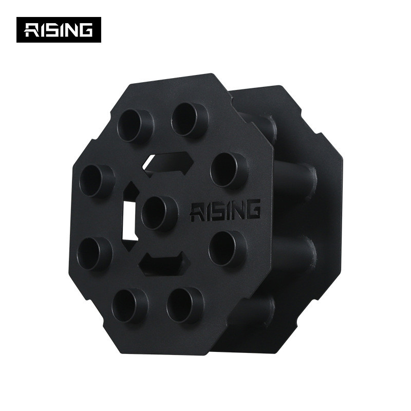 热销健身房专用多孔立式插存放座杠铃杆架大孔奥杆杆架竖插架存储