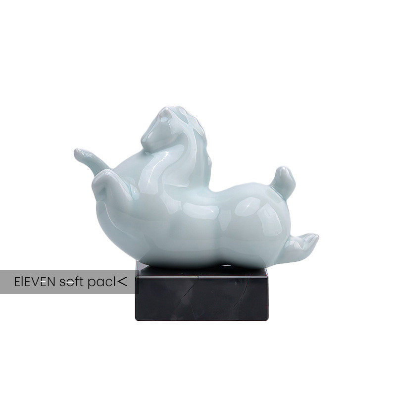 新中式陶瓷马摆件软装家居饰品样板间客书房厅卧室装饰展柜摆设品,标准件/零部件/工业耗材,车间地垫,淘宝优惠券,粉丝福利购,淘宝优惠卷