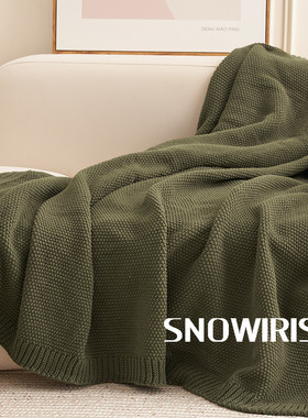 nn0i新年红色毯纯色针织休闲毛毯客厅沙发盖毯节日喜庆装饰毯午休