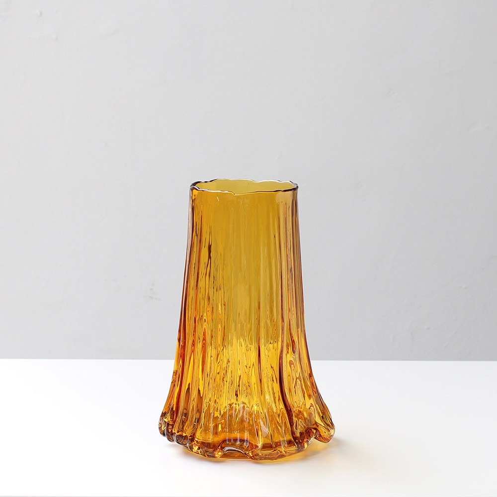 怡露简约大号手工插花家居装饰摆件玻璃花瓶电视柜花器软装摆台