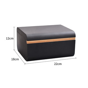 方形翻盖储物盒储物箱便携实木收纳盒茶具配件收藏盒带锁木质竹制